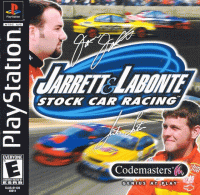 Jarret and Labonte Stock Car Racing Playstation US box art